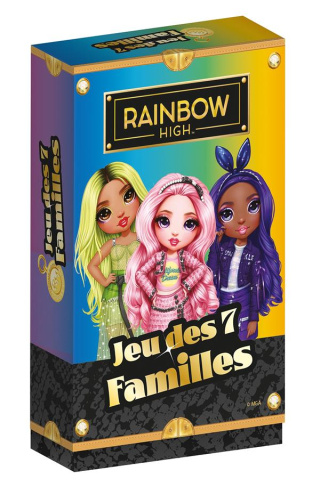 RAINBOW HIGH - BOITE DE CARTES - JEU DES 7 FAMILLES