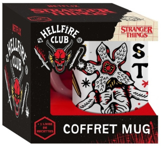 Coffret mug Stranger Things. Avec 1 mug et 1 livret de recettes