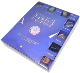 Coffret Le pouvoir des pierres et des cristaux. Tous les conseils bien-être pour utiliser les pierre