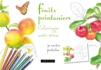 Fruits de saison. Coloriages anti-stress