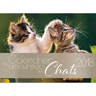 Calendrier des amoureux des chats. Edition 2018