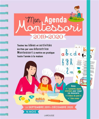 Mon agenda Montessori. Avec 1 stylo, Edition 2019-2020