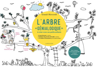 L'arbre "génialogique" à créer avec ses petits-enfants. Avec un grand poster à colorier, 78 stickers