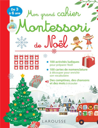 Mon grand cahier Montessori de Noël