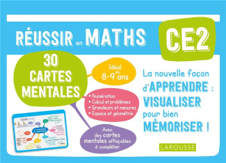 Mathématiques CE2 Mes cartes mentales. Réussir en maths