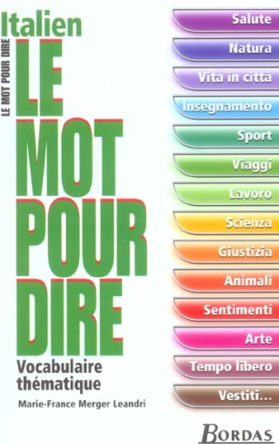 Italien. Vocabulaire thématique