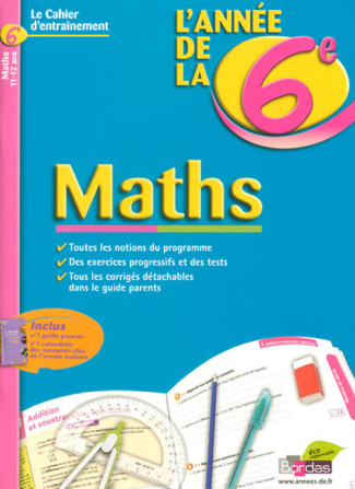 Maths. L'année de la 6e