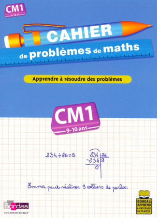 Cahier de problèmes de maths CM1
