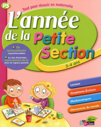 L'année de la Petite Section 3-4 ans