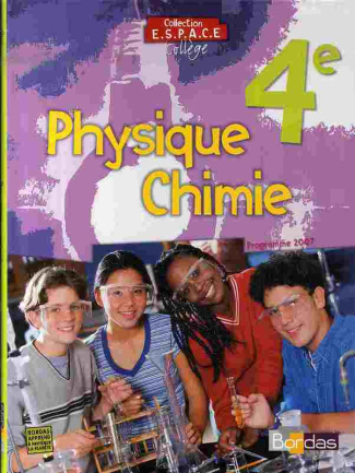 Physique-chimie 4e. Edition 2007