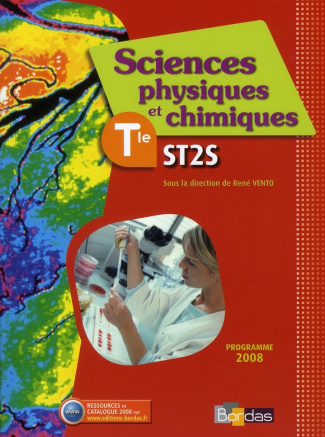 Sciences physiques et chimiques Tle ST2S. Edition 2008