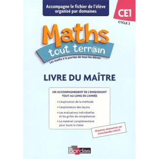 Maths tout terrain CE1. Livre du maître