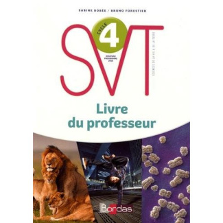 SVT Cycle 4. Livre du professeur, Edition 2017