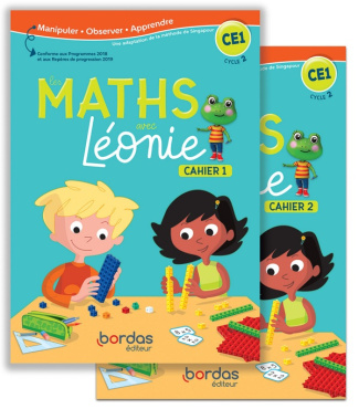 Les Maths avec Léonie CE1. 2 volumes : Cahiers 1&2, Edition 2020