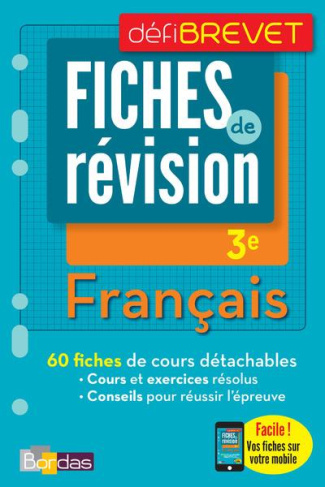 Français 3e. Fiches de révision