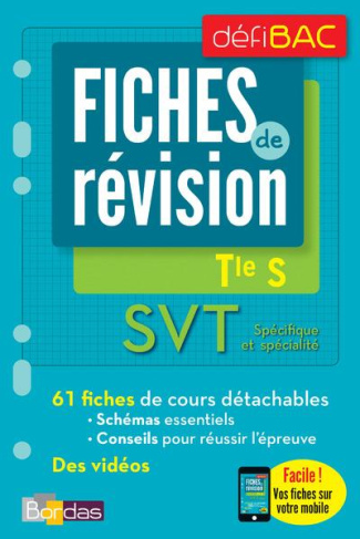 SVT spécifique et spécialité Tle S. Fiches de révision, Edition 2017