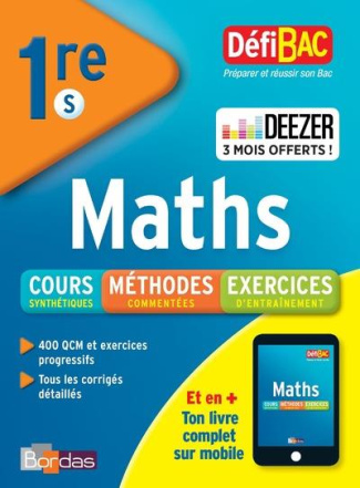 Maths 1re S. Edition 2018