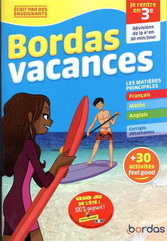 Je rentre en 3e, révisions de la 4e en 30min/jour