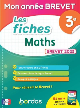 Les fiches Maths 3e