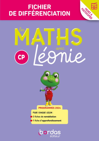 Les maths avec Léonie CP. Fichier de différenciation, Edition 2024