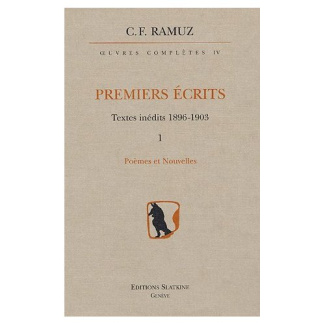 PREMIERS ECRITS. VOL4. TEXTES INEDITS 1896-1903