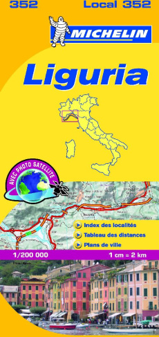 LIGURIA 11352 CARTE ' LOCAL ' ( ITALIE ) MICHELIN