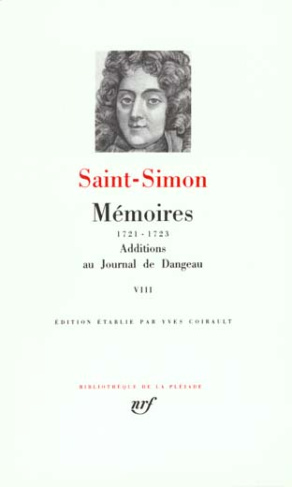 MEMOIRES. Tome 8, 1721-1723, Additions au journal de Dangeau