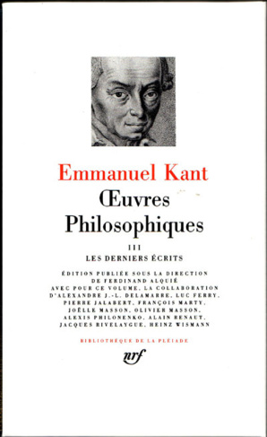 OEUVRES PHILOSOPHIQUES - VOL03 - LES DERNIERS ECRITS