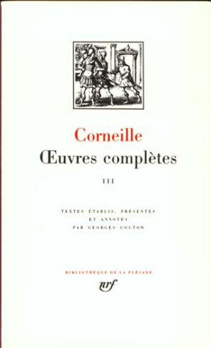 Oeuvres complètes. Tome 3, Oedipe ; La toison d'or ; Desseins de la toison d'or ; Sertorius ; Sophon