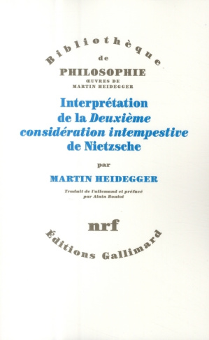 Interprétation de la Deuxième considération intempestive de Nietzsche