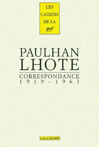 Correspondance 1919-1961