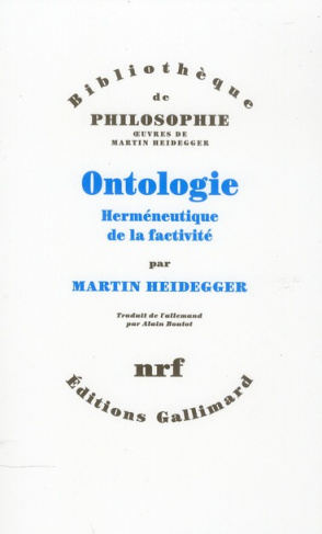 Ontologie. Herméneutique de la factivité