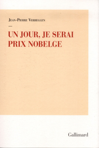 Un jour, je serai Prix Nobelge
