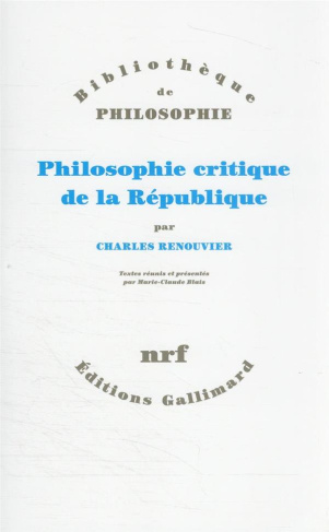 Philosophie critique de la République