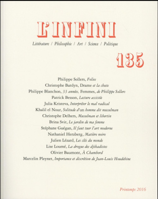 L'infini N° 135