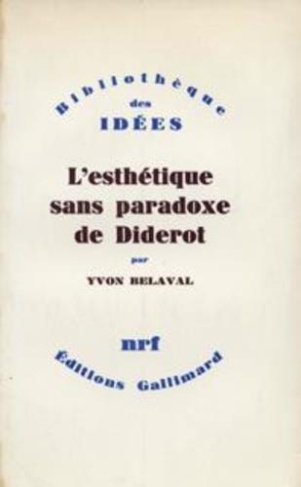 L'Esthétique sans paradoxe de Diderot