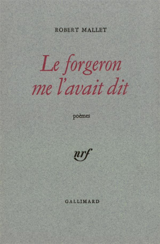 Le forgeron me l'avait dit