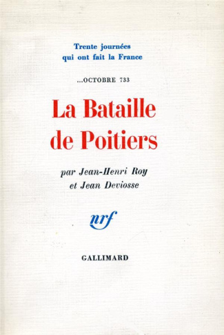 La Bataille de Poitiers. Octobre 733