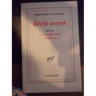 Récit Secret/Journal (1944-1945)/Exorde