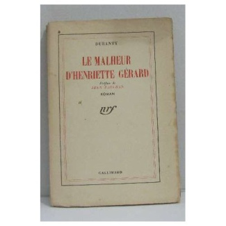 LE MALHEUR D'HENRIETTE GERARD