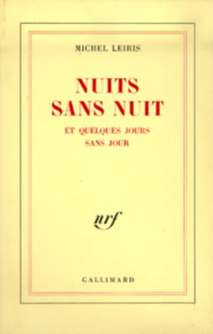 Nuits sans nuit et quelques jours sans jour