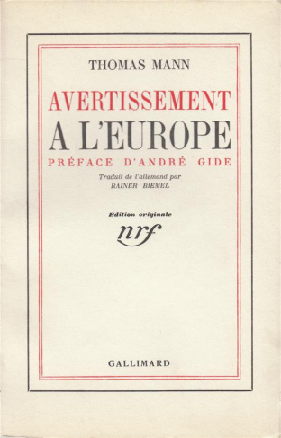 AVERTISSEMENT A L'EUROPE