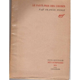 LE PARTI PRIS DES CHOSES