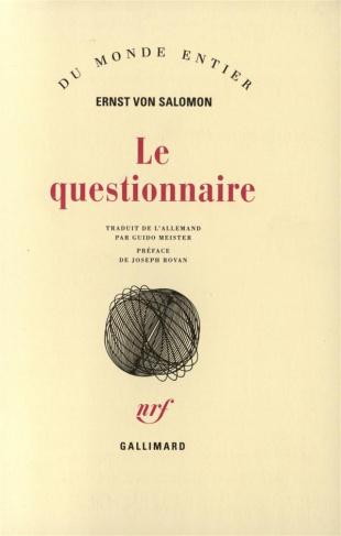 Le Questionnaire