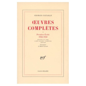 Oeuvres complètes. Volume 1, Premiers écrits (1922-1940)