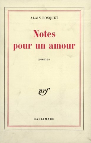 Notes pour un amour