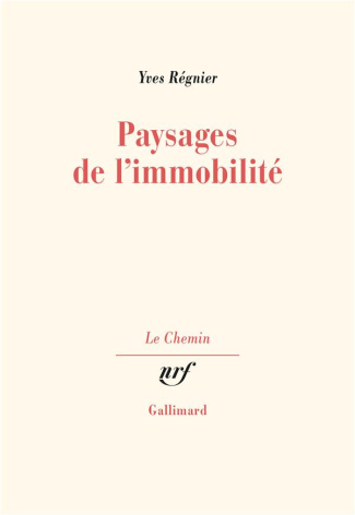 Paysages de l'immobilité