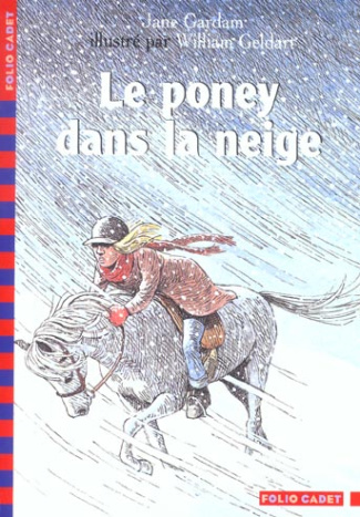 Le poney dans la neige
