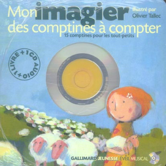 Mon imagier des comptines à compter. Avec 1 CD audio