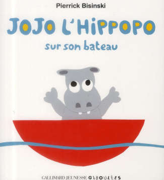 Jojo l'hippopo sur son bateau
